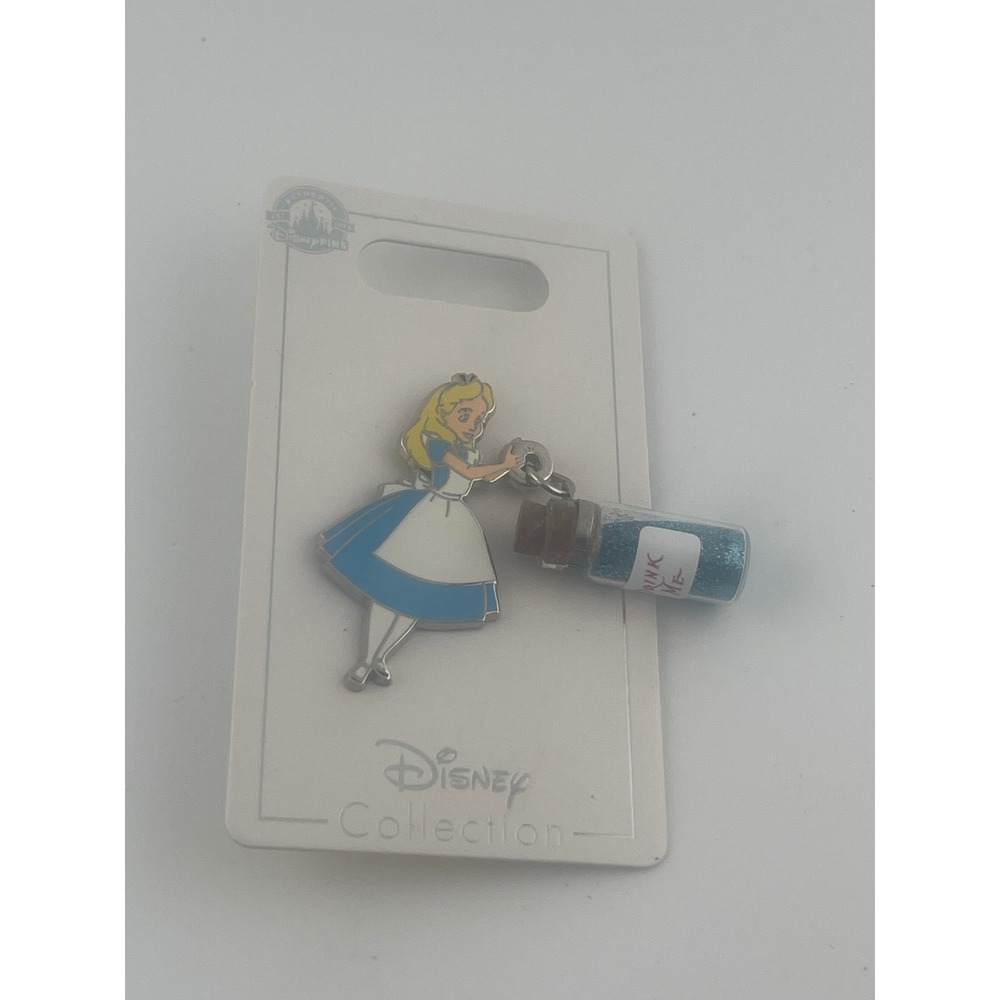 Disney Alice in Wonderland Drink Me Bottle Enamel Trading Pin New